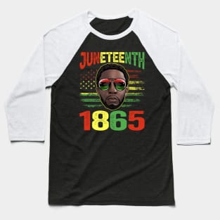 Juneteenth Is My Independence Day Black King Fathers Day Men Baseball T-Shirt